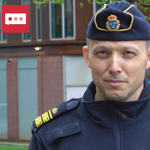 Andreas Odén, vakthavande befäl hos polisen i region Väst.