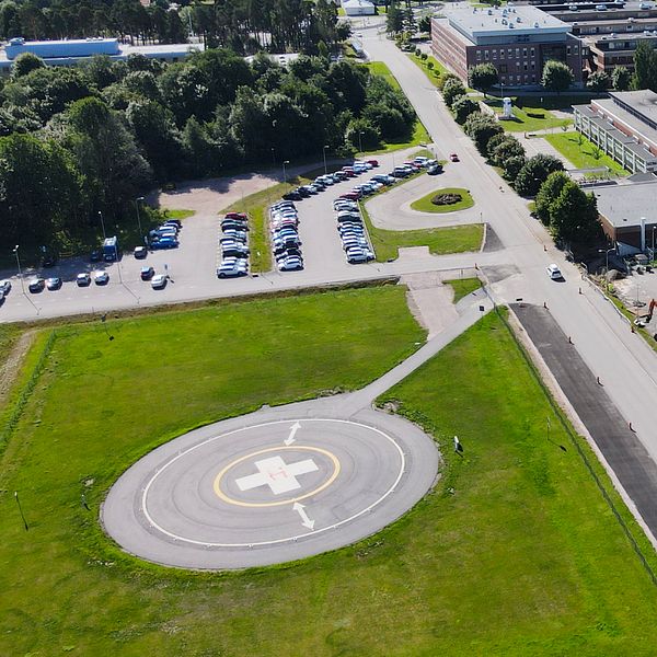 Helikopterplattan på Gävle sjukhus