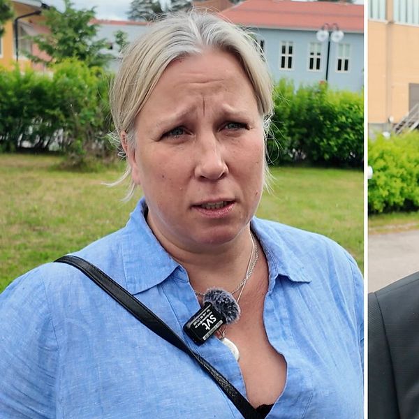 Åklagare Petra Götell och advokat Kristian Shumkov