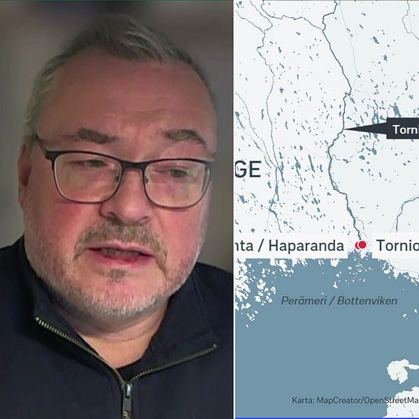 San Blomkvist Norrbottens länsstyrelse och Elias Teriö, fiskaktivist, finska Lappland och gränsälven torneälven mellan de två