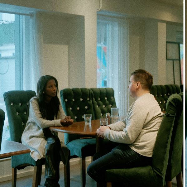 SVT:s krimreporter Sofia Yohannes och Janne Raninen