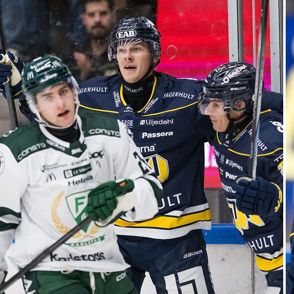 HV71 jublar mot Färjestad
