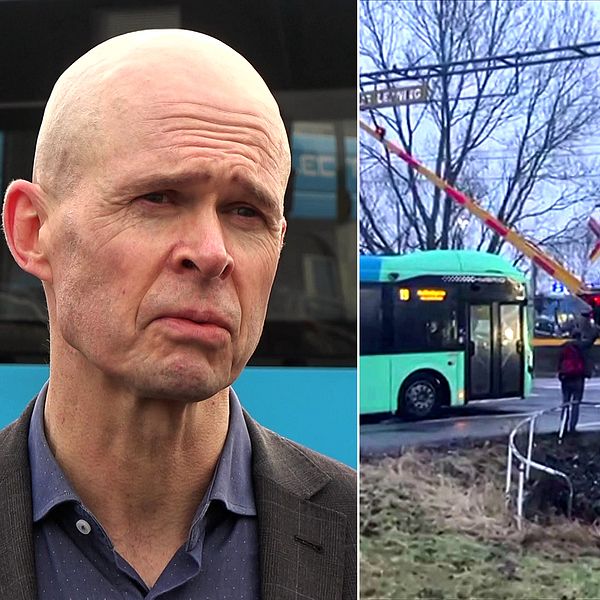 Henrik Pamp på Transdev, tåg och buss krock.