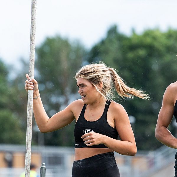 Johanna och Armand Duplantis.