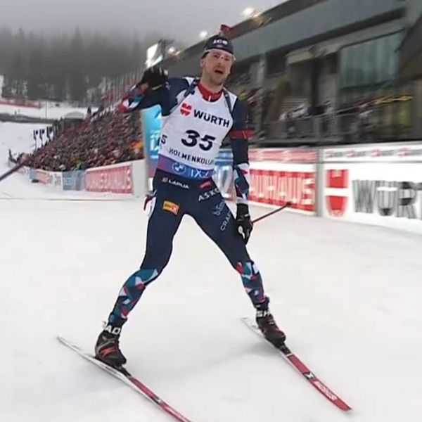 Sturla Holm Lägreid vann distansen med Jesper Nelin som bäste svensk.