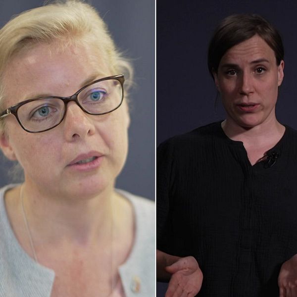 Malin Langefors, enhetschef, Länstyrelsen i Stockholm, Venla Odenbalk, reporter på Uutiset, grafik.