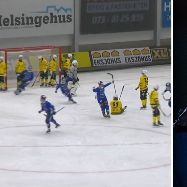 Brobergs tränare Andreas Westh var arg efter matchen mot Villa Lidköping.