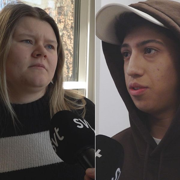 Tredelad bild. Vänster: mikrofon i handen. Mitten: hoodie och keps. Höger: skjorta med långt hår.
