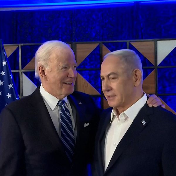 Biden, Netanyahu och Fouad Youcefi