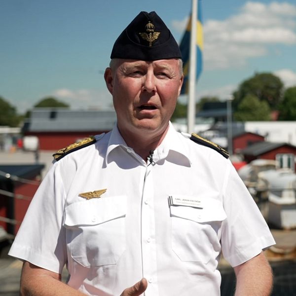 Carl-Johan Edström på brygga