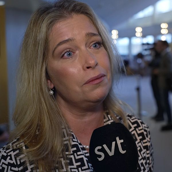 Annika Strandhäll intervjuas