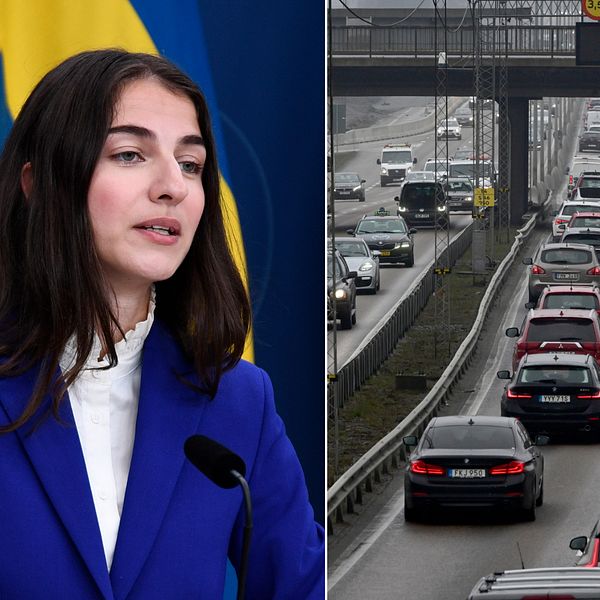Romina Pourmokhtari samt trafik