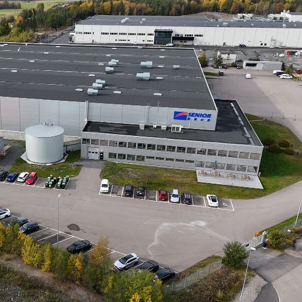 En bild på Senior Materials fabrik.