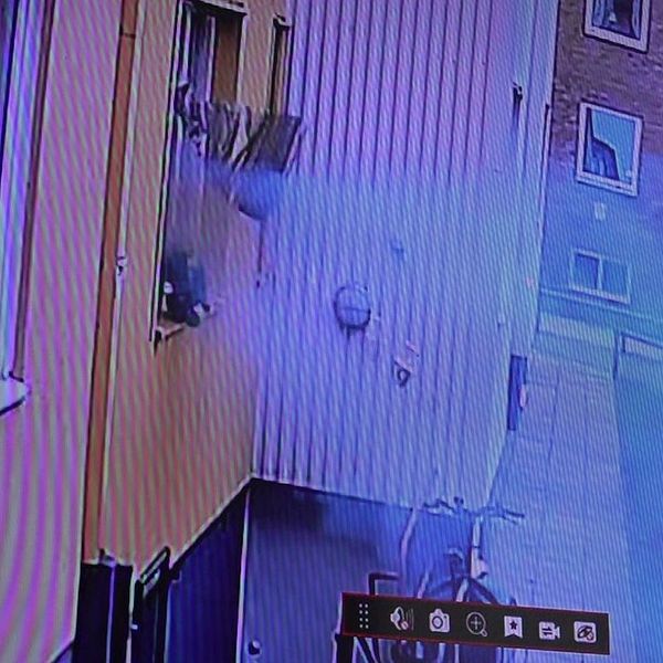 En explosion orsakad av ett bilbatteri i en lägenhet i Malmö