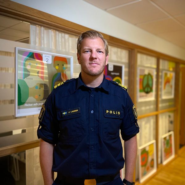 Jonas Lander är tf sektionschef för Brott i nära relation och projektledare för ”Trygg relation – fri från våld” vid polisen i Malmö.