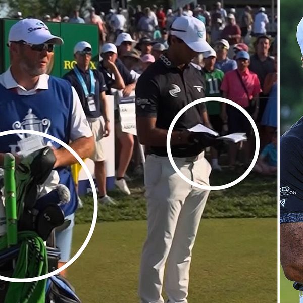 Aaron Rai med trofén efter segern i PGA Championship