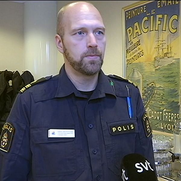 Daniel Pettersson, chef för trafiksektionen vid Polisregion Nord.