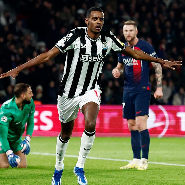 Alexander Isak fick fira mål – men PSG kvitterade via omdiskuterad straff