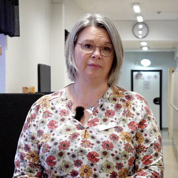 Specialpedagogen Helen Johansson vid Fagernäs skola i Boden.