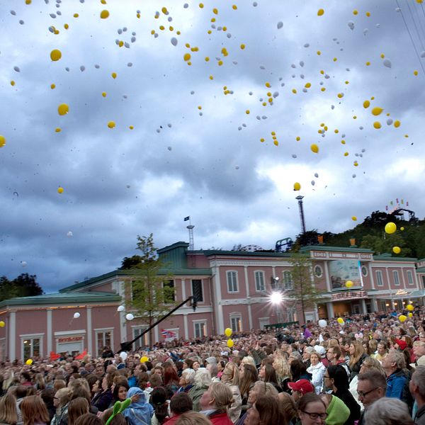 Förställning på Lisebergs stora scen.