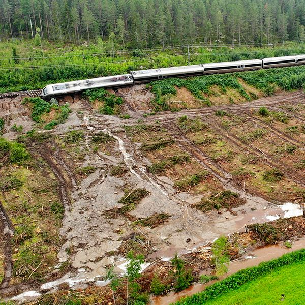 Tågolycka i Hudiksvall