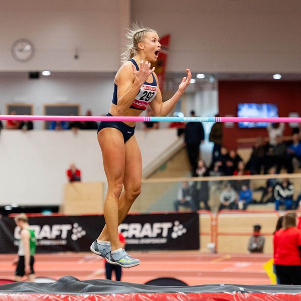Bianca Salming tog SM-silver – klarade 1,88 i höjdhoppet