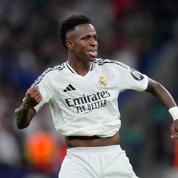 Vinicius Junior gjorde hattrick när Real Madrid vann med 5-2 i Champions League.