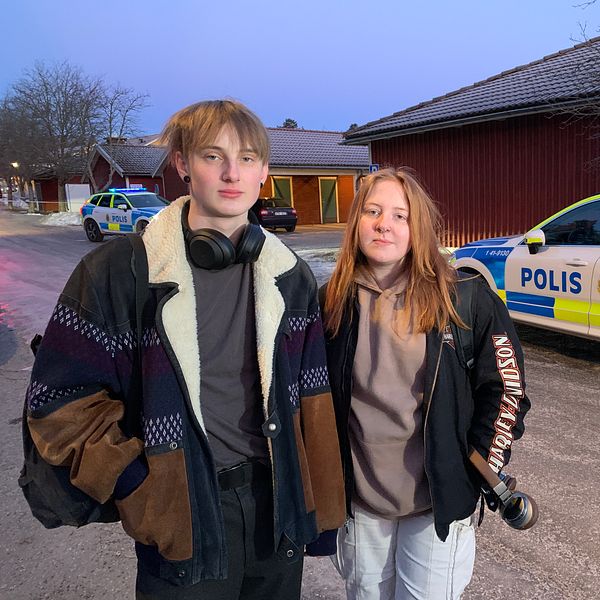 Teo Sälj och My Källback vaknade av explosionen på tisdagsmorgonen.