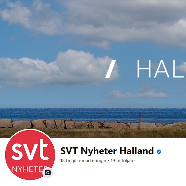 Skärmbild från SVT Nyheter Hallands Facebooksida.
