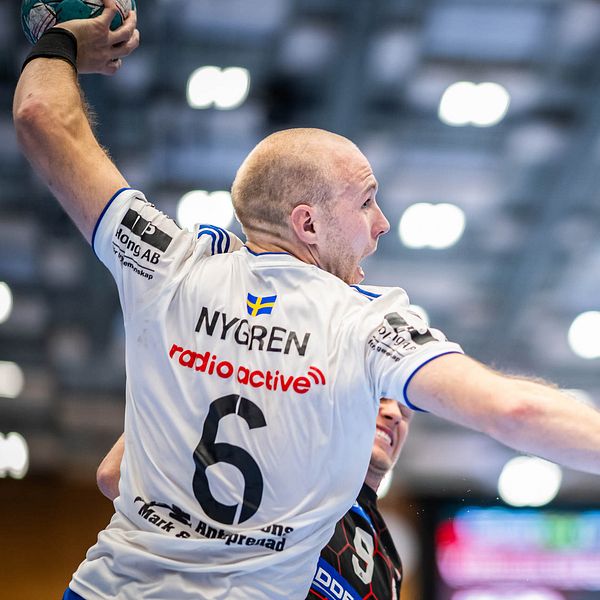 Ystads IF:s Jakob Nygren i en match i Handbollsligan