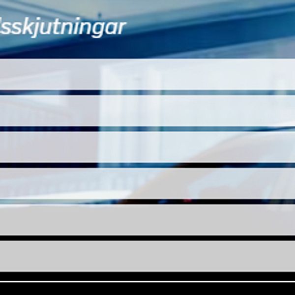 statistik staplar över skjutningar i Sverige senaste åren