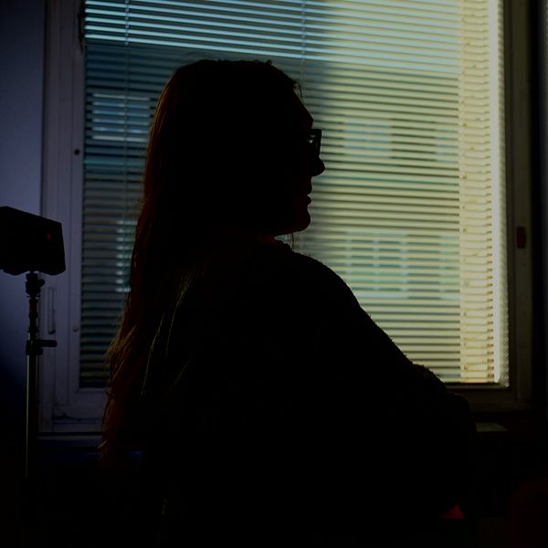siluett av en kvinna