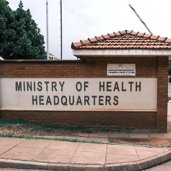 Hälsodepartementets huvudkontor i Kampala, Uganda