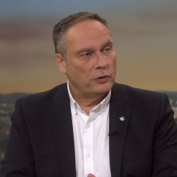 Tobbe Lundell, presschef på SJ i SVT:s Morgonstudion