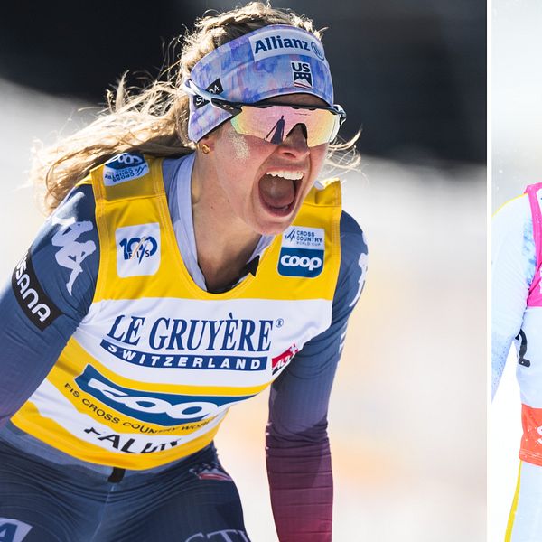 Jessie Diggins starkast idag och även totalt under säsongen.