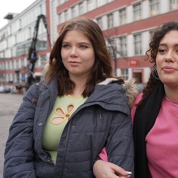Marielle Jakob och Matilda Midstam.