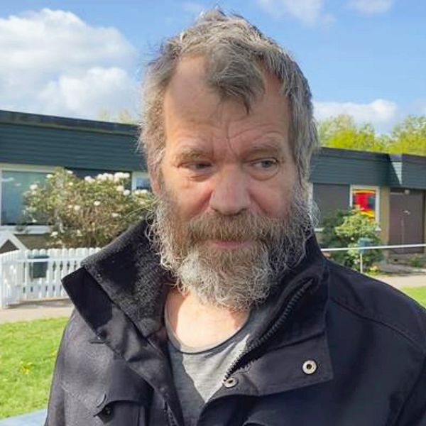 Stefan Lindahl är en av dem som har fått evakueras efter branden i Åstorp.