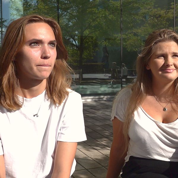 Studenterna Sophie och Agnes väljer bort korridorslivet för att det är sunkigt