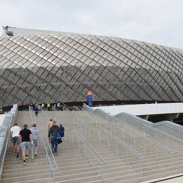 En exteriörbild på Tele 2 Arena