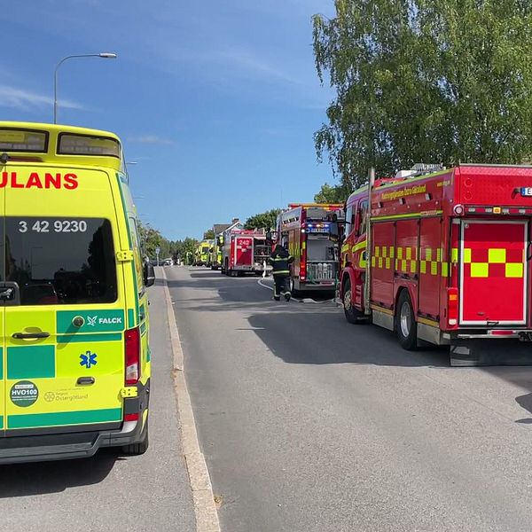 Brand på äldreboende i Mjölby
