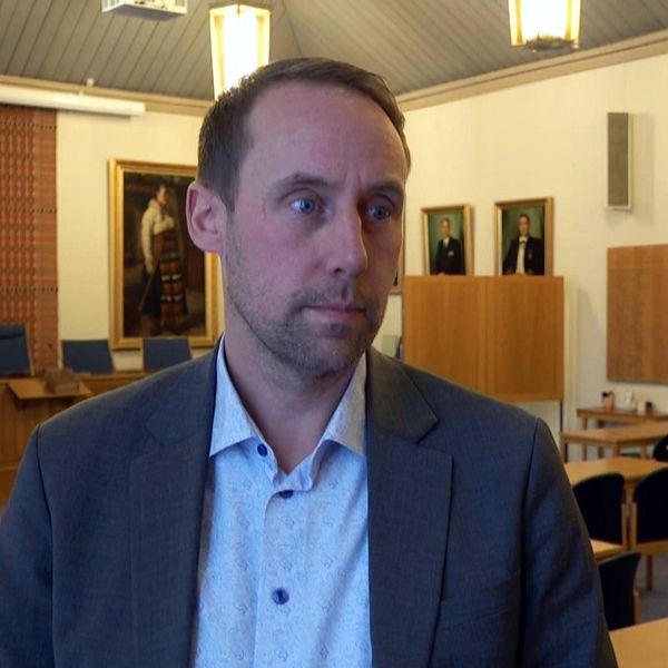 Porträtt av Johan Malm, kommunchef.