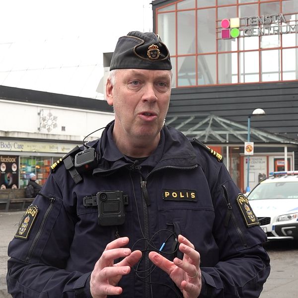 Polisen Stefan Larsson om insatsen i Järva