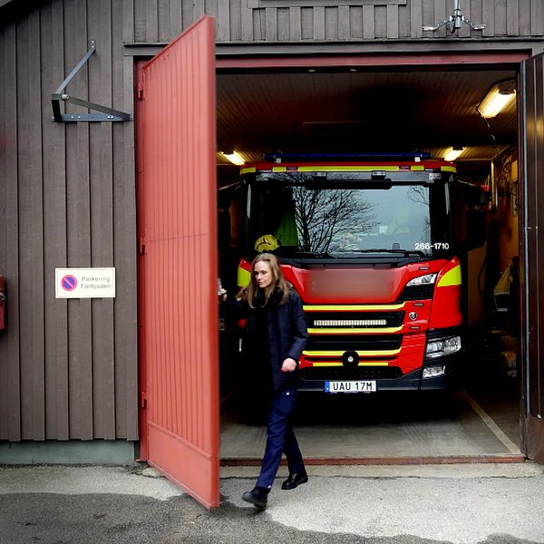 Brandstationen i Holmsjö katarina mansnerus