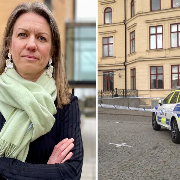 Åklagare Emma Högström och polisens tillslag mot Stadshotellet i Skänninge.