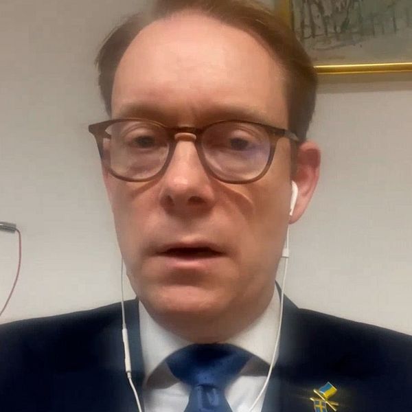 Utrikesminister Tobias Billström (M) uttalar sig om att svenskar får hjälp med att lämna Gaza.