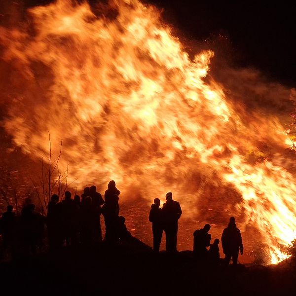 Påskfyr från firandet i Öckerö kommun 2024.