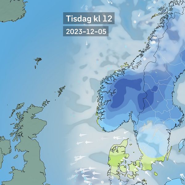 Vädret närmsta tiden