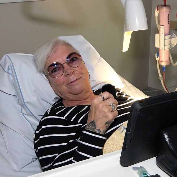 Maria Leidzén är en återkommande patient på dialysen i Växjö