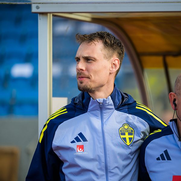 Daniel Bäckström i Sveriges U21-landslag på träningsplanen