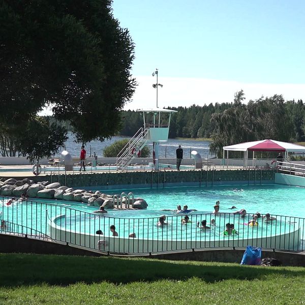 Utebadet Umelagun i Umeå